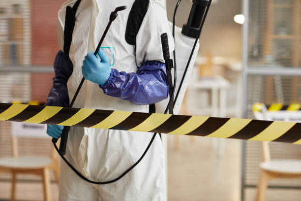 Professional Biohazard Cleanup technician working in White Hall, IL